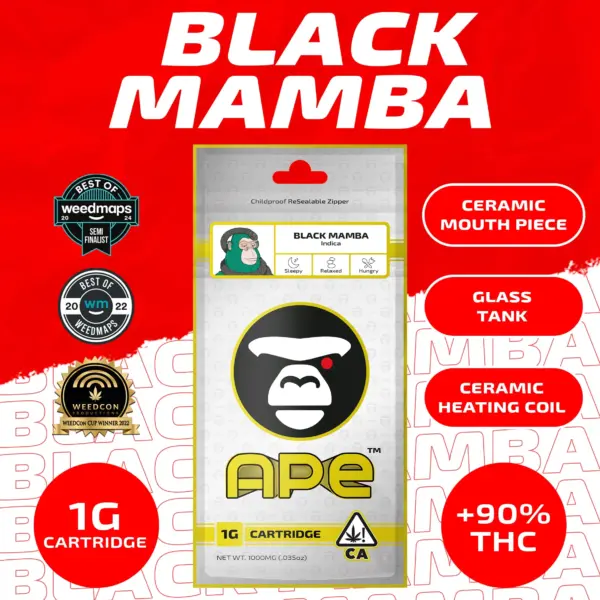 BLACK MAMBA [indica] - Cartridge (1g)